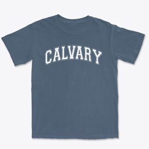 Calvary Baptist Academy Varsity Arch Premium Heavyweight T-shirt