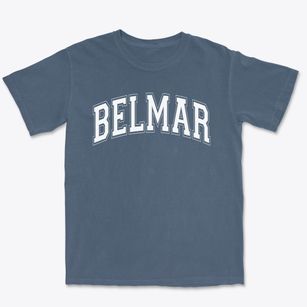 Belmar Elementary School Varsity Arch Premium Heavyweight T-shirt