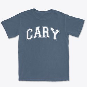 Cary Junior High School Varsity Arch Premium Heavyweight T-shirt
