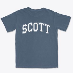 Scott Elementary School Varsity Arch Premium Heavyweight T-shirt