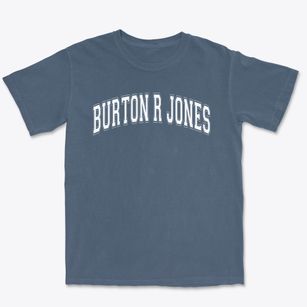 Burton R Jones Middle School Varsity Arch Premium Heavyweight T-shirt