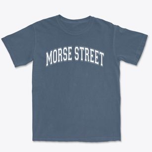 Morse Street Elementary School Varsity Arch Premium Heavyweight T-shirt