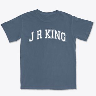 J R King Elementary School Varsity Arch Premium Heavyweight T-shirt