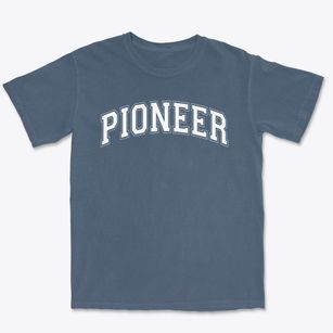 Pioneer Middle School Varsity Arch Premium Heavyweight T-shirt