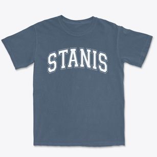 Stanis Coaching School For Embarrasing People Varsity Arch Premium Heavyweight T-shirt