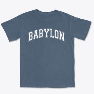 Babylon Christian School Varsity Arch Premium Heavyweight T-shirt