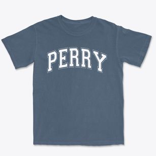 Perry Middle School Varsity Arch Premium Heavyweight T-shirt
