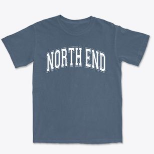 North End Elementary School Varsity Arch Premium Heavyweight T-shirt