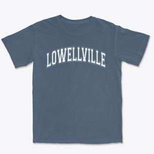 Lowellville Elementary School Varsity Arch Premium Heavyweight T-shirt