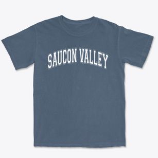 Saucon Valley Senior High School Varsity Arch Premium Heavyweight T-shirt