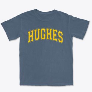 Langston Hughes Middle School Varsity Arch Premium Heavyweight T-shirt