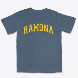 Ramona Elementary School Varsity Arch Premium Heavyweight T-shirt
