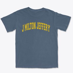 J Milton Jeffery Elementary School Varsity Arch Premium Heavyweight T-shirt