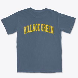 Village Green Christian School Varsity Arch Premium Heavyweight T-shirt