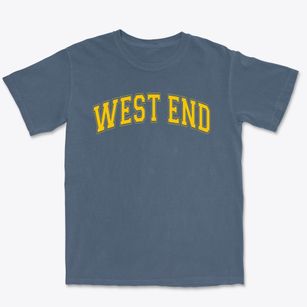 West End Elementary School Varsity Arch Premium Heavyweight T-shirt