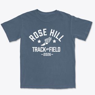Rose Hill Elementary School Track and Field Premium Heavyweight T-shirt