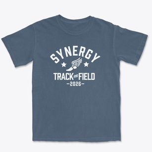 Synergy School Track and Field Premium Heavyweight T-shirt