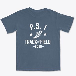 P.s. 1 Charter School Track and Field Premium Heavyweight T-shirt