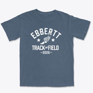 Ebbertt Education Center Track and Field Premium Heavyweight T-shirt
