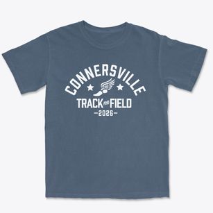 Connersville Middle School Track and Field Premium Heavyweight T-shirt