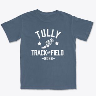 Tully Accelerated Magnet School Track and Field Premium Heavyweight T-shirt