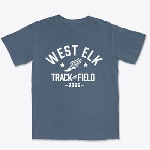 West Elk High School Track and Field Premium Heavyweight T-shirt