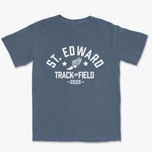 Saint Edward School Track and Field Premium Heavyweight T-shirt