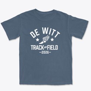 De Witt Middle School Track and Field Premium Heavyweight T-shirt