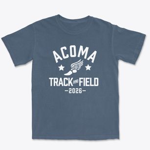Acoma Elementary School Track and Field Premium Heavyweight T-shirt