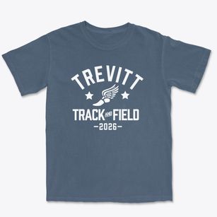 Trevitt Elementary School Track and Field Premium Heavyweight T-shirt
