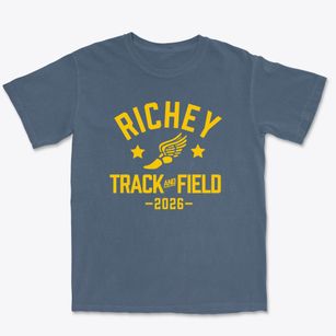 Richey Elementary School Track and Field Premium Heavyweight T-shirt