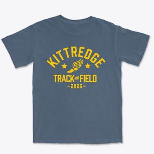 Kittredge School Track and Field Premium Heavyweight T-shirt