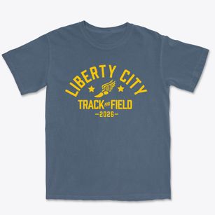 Liberty City Elementary School Track and Field Premium Heavyweight T-shirt