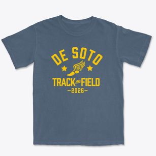 De Soto Preschool & Kindergarten Track and Field Premium Heavyweight T-shirt