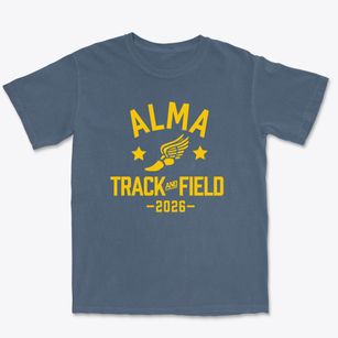 Alma High School Track and Field Premium Heavyweight T-shirt