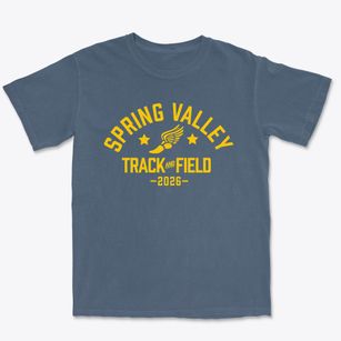 Spring Valley Center For Exploration Track and Field Premium Heavyweight T-shirt