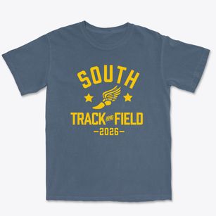 South Elementary School Track and Field Premium Heavyweight T-shirt