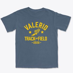 Valerio Elementary School Track and Field Premium Heavyweight T-shirt