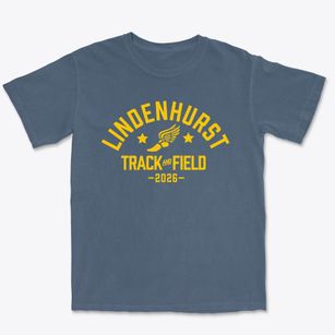 Lindenhurst High School Track and Field Premium Heavyweight T-shirt