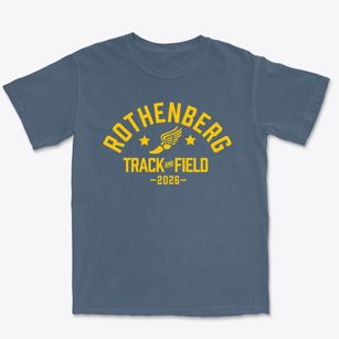 Rothenberg Elementary School Track and Field Premium Heavyweight T-shirt