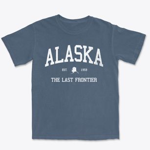  Alaska Slogan Premium Heavyweight T-shirt