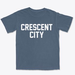 Crescent City California Classic Block Premium Heavyweight T-shirt