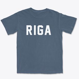 Riga New York Classic Block Premium Heavyweight T-shirt