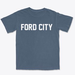 Ford City California Classic Block Premium Heavyweight T-shirt