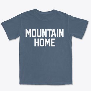 Mountain Home North Carolina Classic Block Premium Heavyweight T-shirt