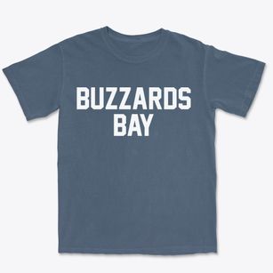 Buzzards Bay Massachusetts Classic Block Premium Heavyweight T-shirt