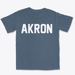Akron New York Classic Block Premium Heavyweight T-shirt