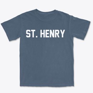 St. Henry Ohio Classic Block Premium Heavyweight T-shirt