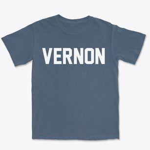 Vernon Connecticut Classic Block Premium Heavyweight T-shirt