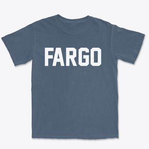 Fargo North Dakota Classic Block Premium Heavyweight T-shirt